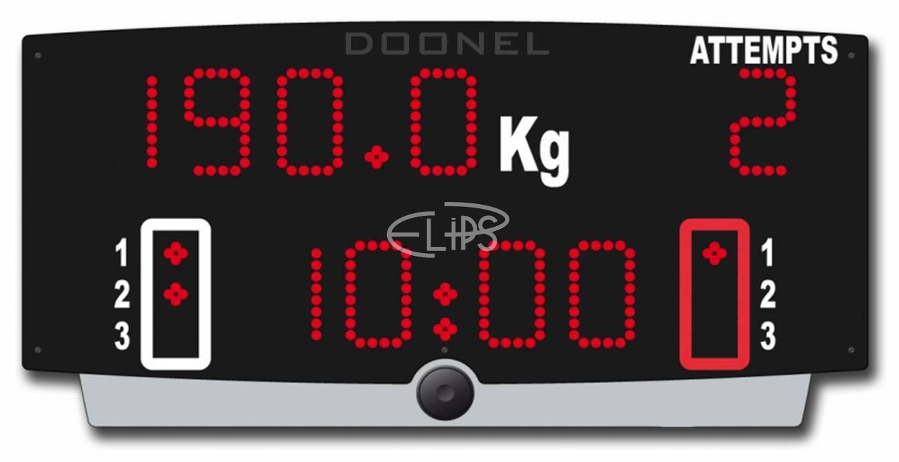 Doonel H-Top Weighlifting Scoreboard