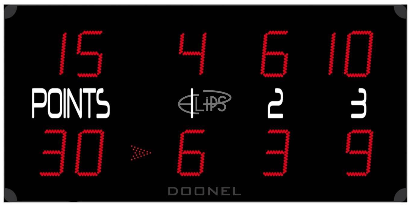 Doonel RT Tennis Scoreboard