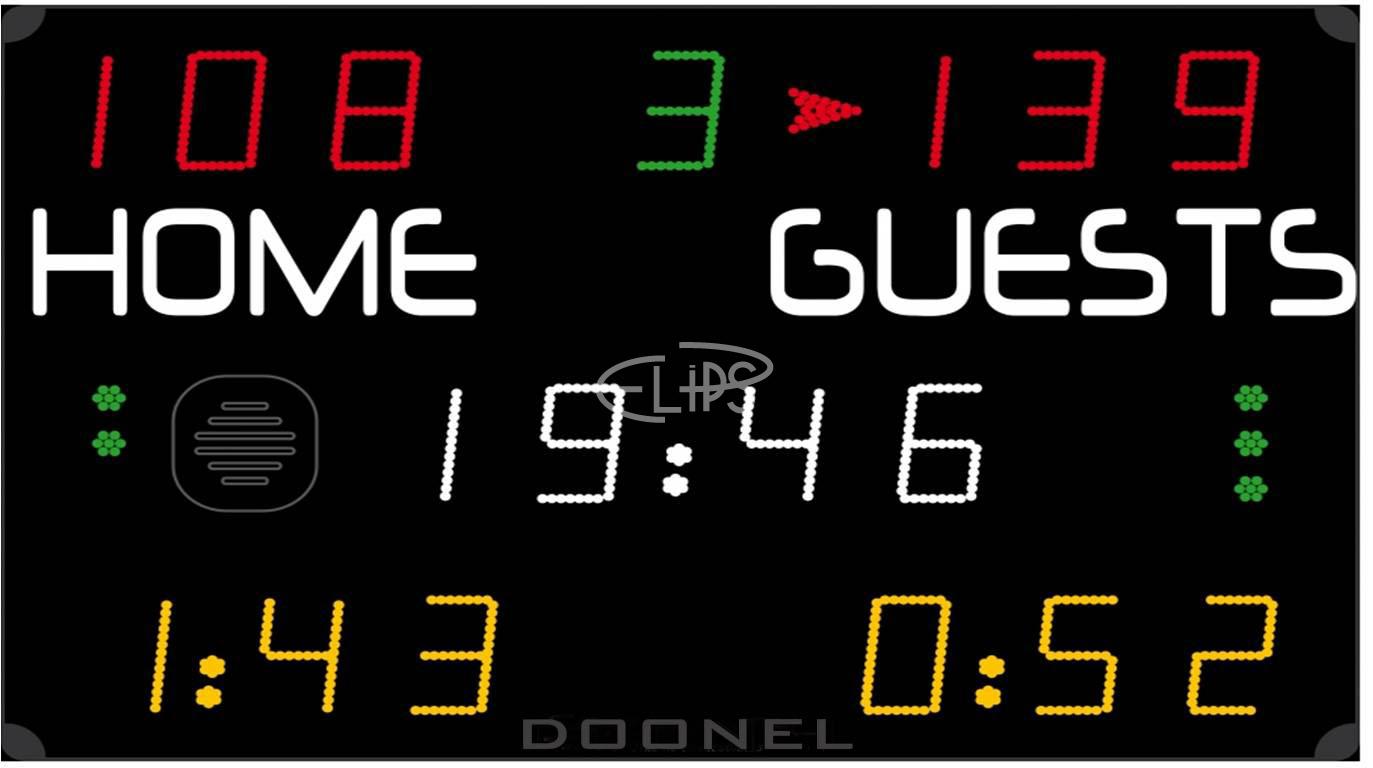 Doonel Compact EMS 7000 Scoreboard